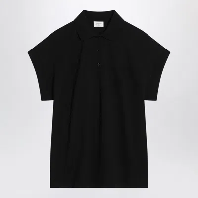 SAINT LAURENT SAINT LAURENT COTTON-PIQUÉ BLEND POLO SHIRT