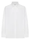 Saint Laurent Cotton Poplin Cassandre Shirt Clothing In Black