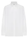 Saint Laurent Cotton Poplin Cassandre Shirt Clothing In White