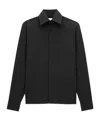 Saint Laurent Classic Cotton Shirt In Black