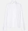 Saint Laurent Cotton Poplin Shirt In White