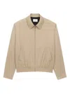 Saint Laurent Pointed-collar Elasticated-hem Bomber Jacket