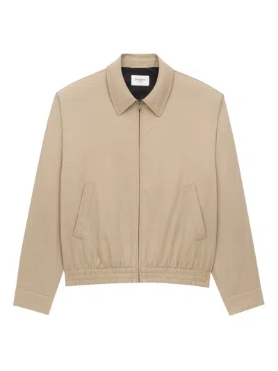 SAINT LAURENT COTTON SERGE SHORT JACKET