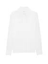 Saint Laurent Long-sleeve Cotton Shirt In White