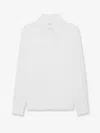 Saint Laurent White Pointed Collar Long Sleeve Shirt In Cotton Man In White