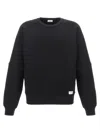 Saint Laurent Cotton Sweatshirt In Black