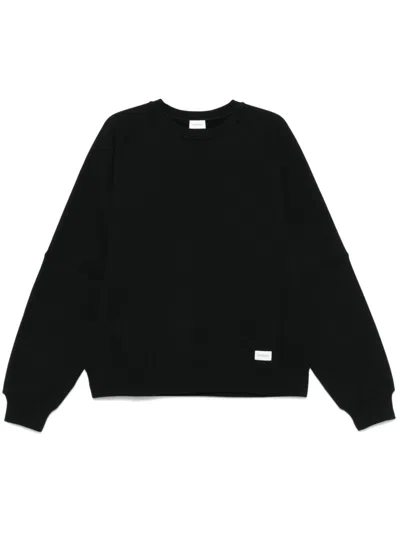 Saint Laurent Cotton Sweatshirt In Black