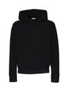 Saint Laurent Hoodie In Black
