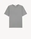 Saint Laurent White Cotton T-shirts And Polos In Gray