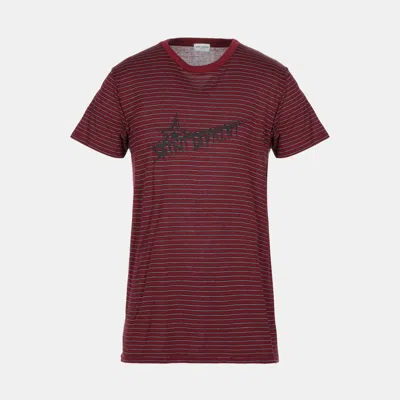 Pre-owned Saint Laurent Cotton T-shirt Xxl In Red