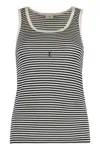 Saint Laurent Striped Tank Top