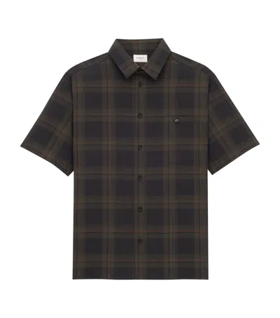 Saint Laurent Cotton Tartan Shirt In Multi