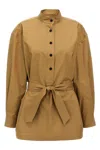 Saint Laurent Beige Cotton Tunic