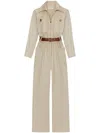 Saint Laurent Jumpsuits In Nude & Neutrals