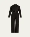 Saint Laurent Cotton Twill Cargo Pocket Jumpsuit In Multi