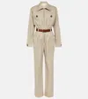 Saint Laurent Jumpsuits In Beige