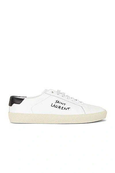 SAINT LAURENT COURT CLASSIC SIGNATURE SNEAKERS,SLAU-WZ706