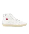 Saint Laurent Court Classic Sl 02 California Mid-top Sneakers In White