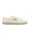 Saint Laurent Logo Print Low Top Sneakers