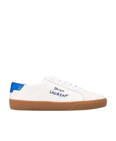 Saint Laurent Court Classic Sl/06 Low-top Sneakers In White