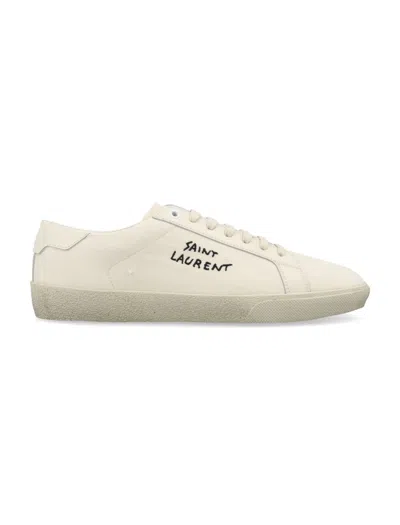 SAINT LAURENT SAINT LAURENT COURT CLASSIC SL/06 ORGANIC COTTON LOW-TOP SNEAKERS