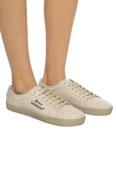 Saint Laurent 'court Classic Sl/06' Sneakers In Cream