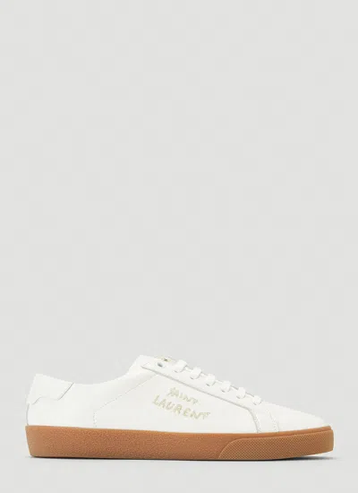 Saint Laurent Court Classic Sl/06 Sneakers In White