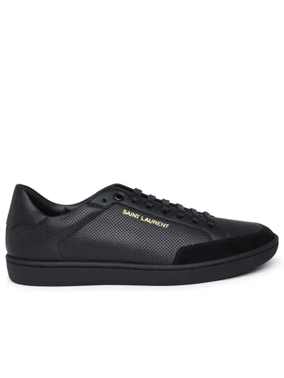 Saint Laurent Court Classic Sl/10 Sneakers In Black