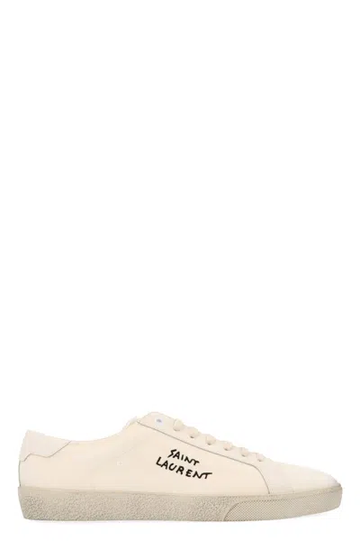 Saint Laurent 'court Classic' Trainers In Neutral