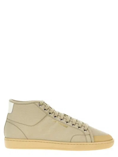 Saint Laurent 'court Classic' Sneakers In Neutral