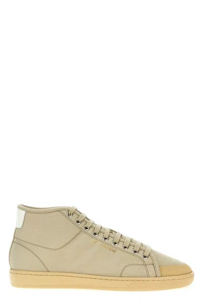 Saint Laurent 'court Classic' Sneakers In Neutral