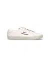 Saint Laurent Canvas Low-top Sneakers With Textured Toe Cap