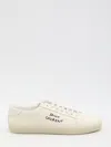 Saint Laurent Women Court Classic Logo Sneakers In White