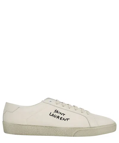 Saint Laurent Court Sl/06 Sneakers In White