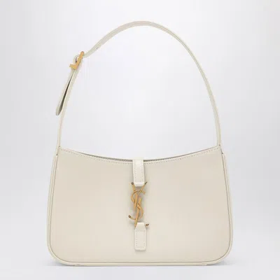 Saint Laurent Cream-coloured Monogram Shoulder Bag In White