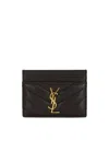 Saint Laurent Credit Card Case In Black