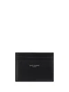 Saint Laurent Credit Card Case In Nero