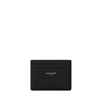 Saint Laurent Credit Card Holder In Red