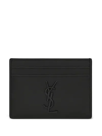 Saint Laurent Credit Card Holder In Black