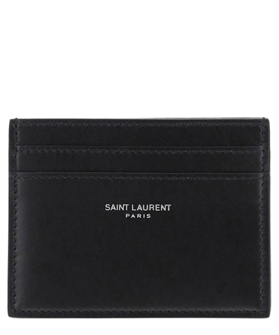 Saint Laurent Credit Card Holder In Black