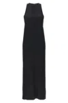 Saint Laurent Crepe Satin Maxi Dress