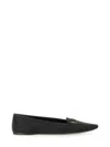 Saint Laurent Women's Poppy Satin Ballets In Black