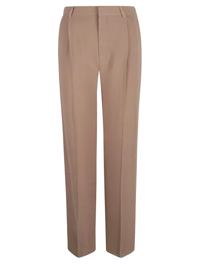 SAINT LAURENT CREPE SILK PANTS