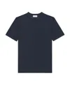 Saint Laurent Washed-out Crewneck T-shirt In Black