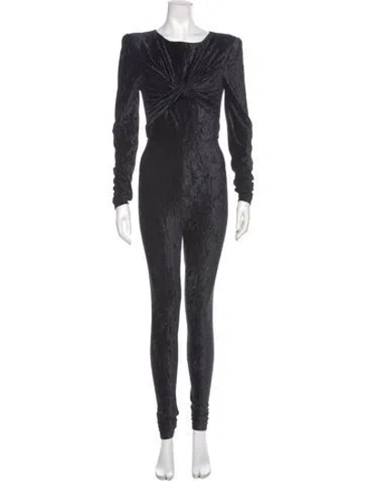 Pre-owned Saint Laurent Crew Neck Jumpsuit In Blue