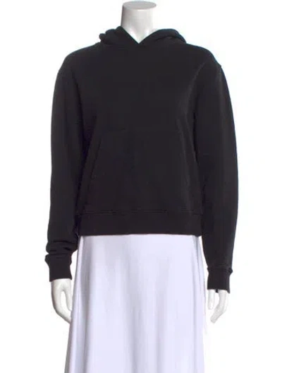 Pre-owned Saint Laurent Crew Neck Long Sleeve Sweatshirt In Black
