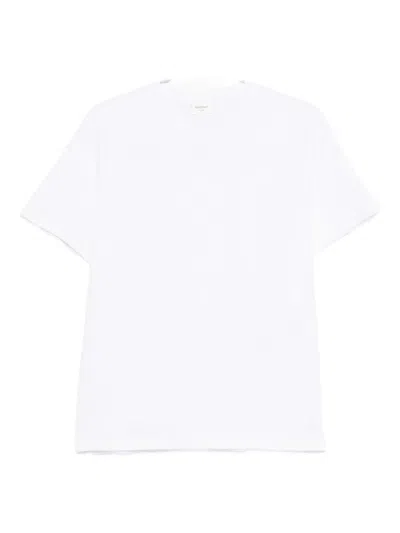 Saint Laurent Crew-neck Short-sleeve T-shirt In White