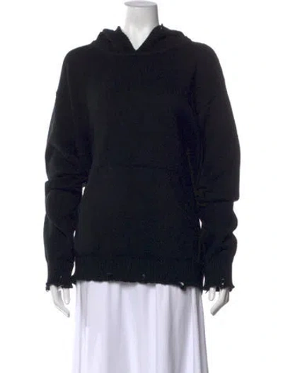 Pre-owned Saint Laurent Crew Neck Sweater In Black