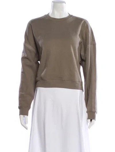 Pre-owned Saint Laurent Crew Neck Sweater In Gray