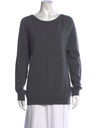 Pre-owned Saint Laurent Crew Neck Sweater In Grey
